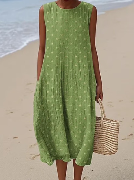 Simple dress with little flowers