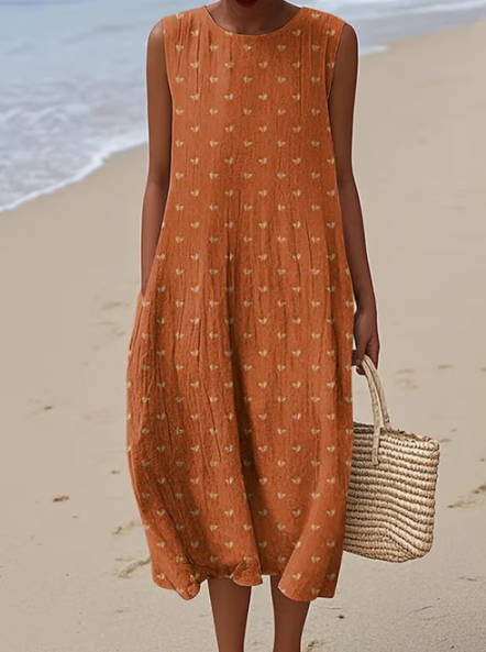 Simple dress with little flowers