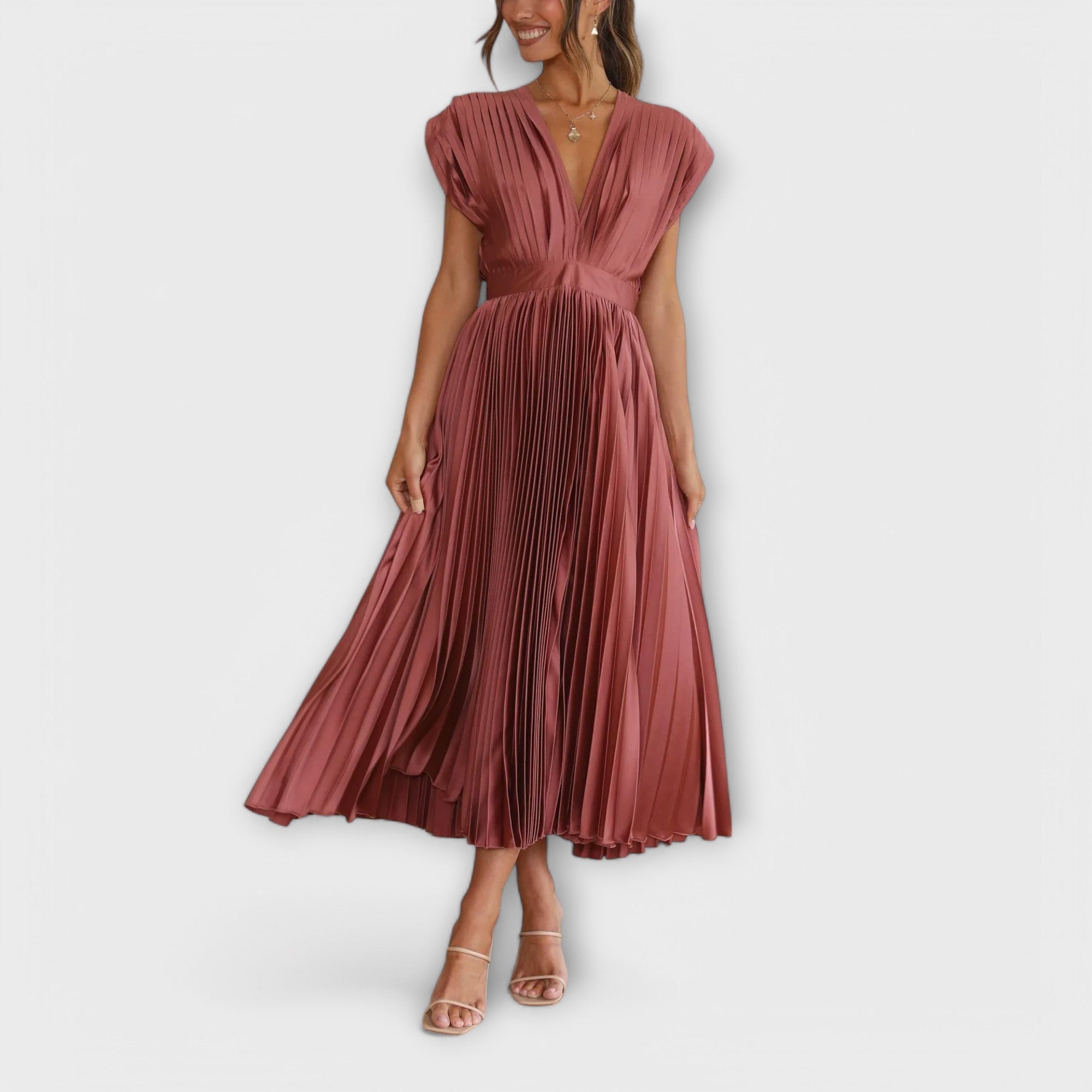 Alessia™ | Chic Pleated Dress
