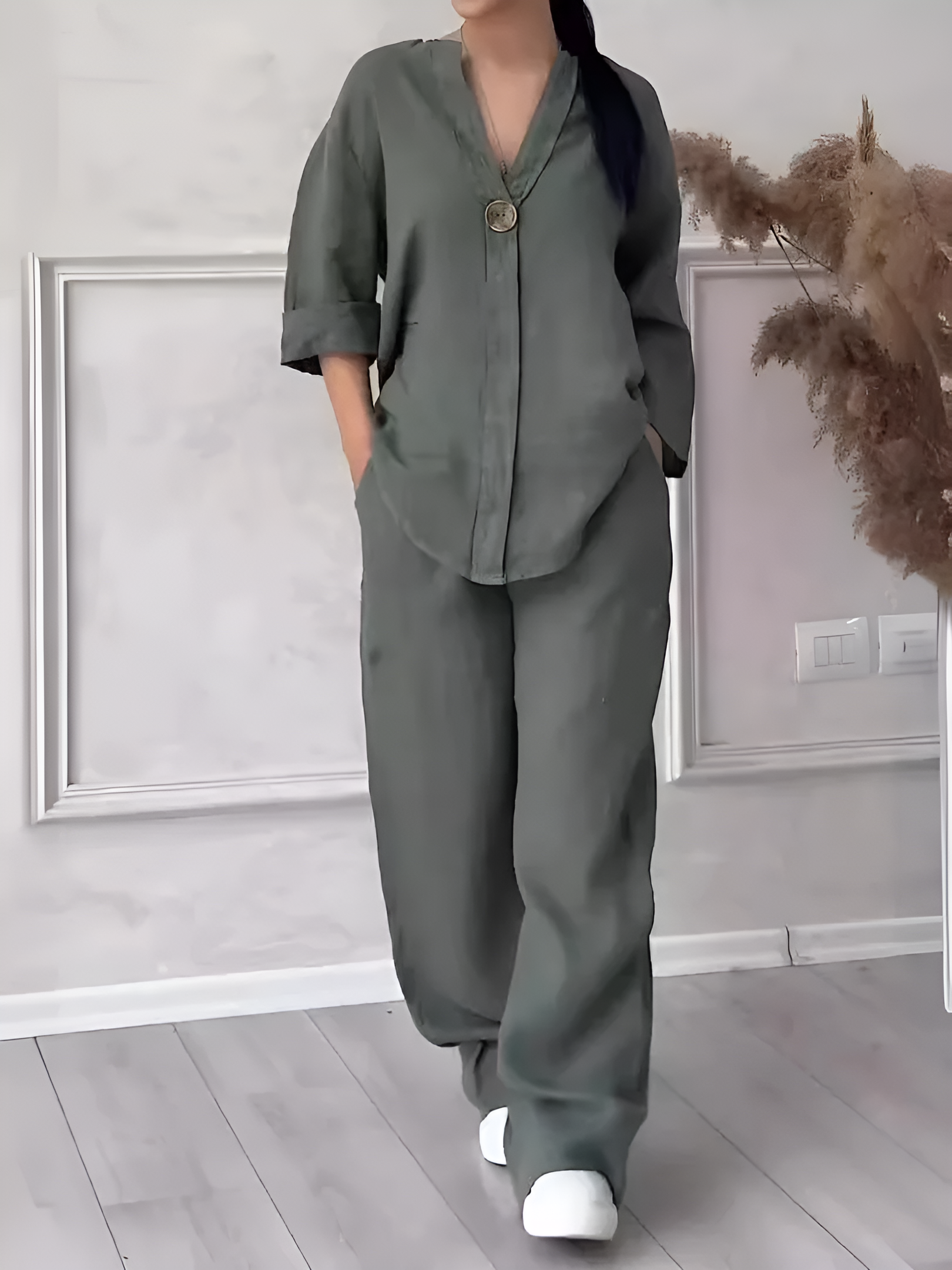 Maria | Relaxed Linen Set (1+1 Free)