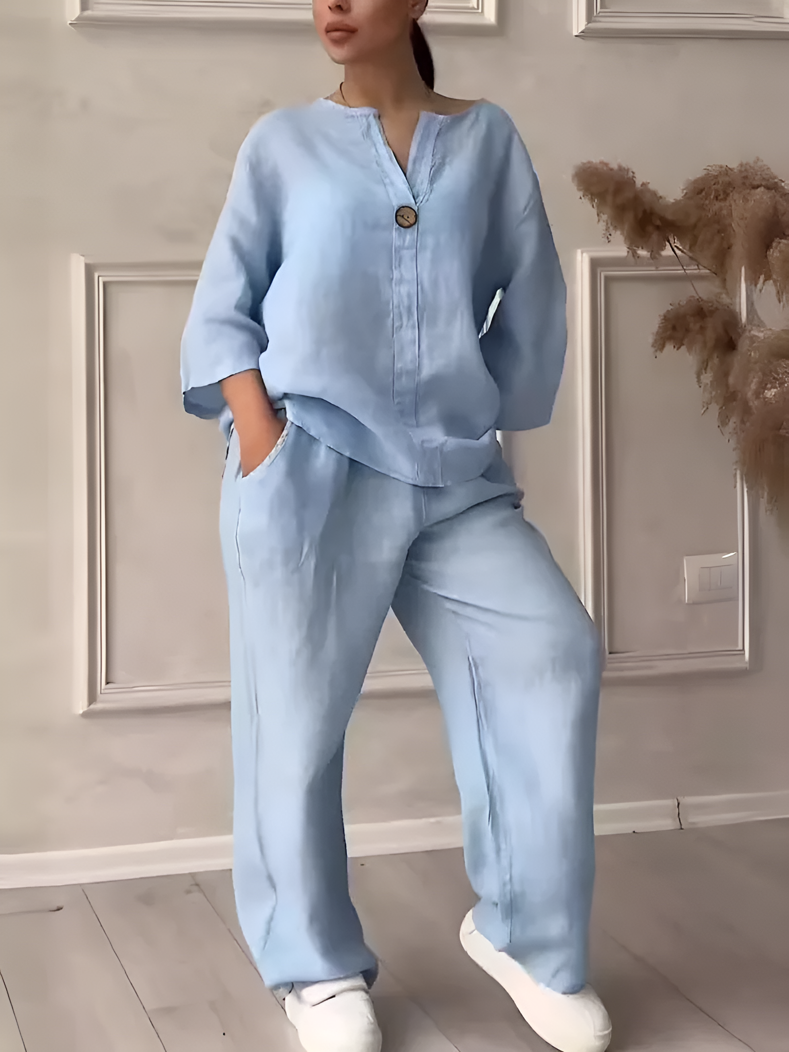Maria | Relaxed Linen Set (1+1 Free)