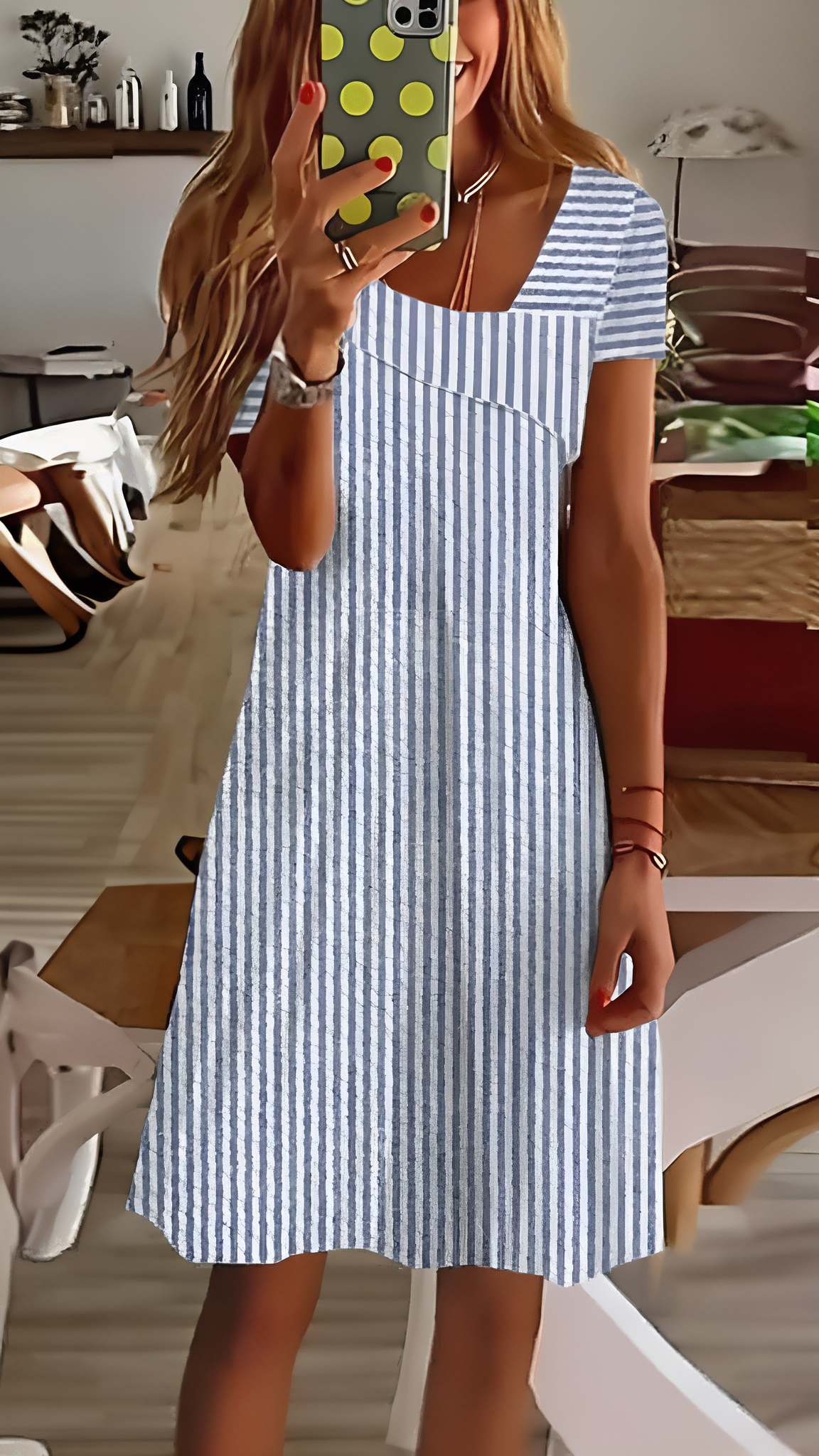 Valeria | Striped Beach Dress