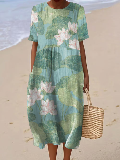 Lightweight Draped Dress
