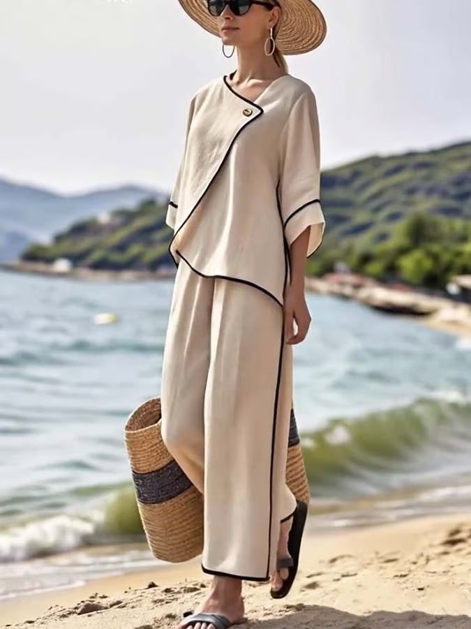 Striped boho Set