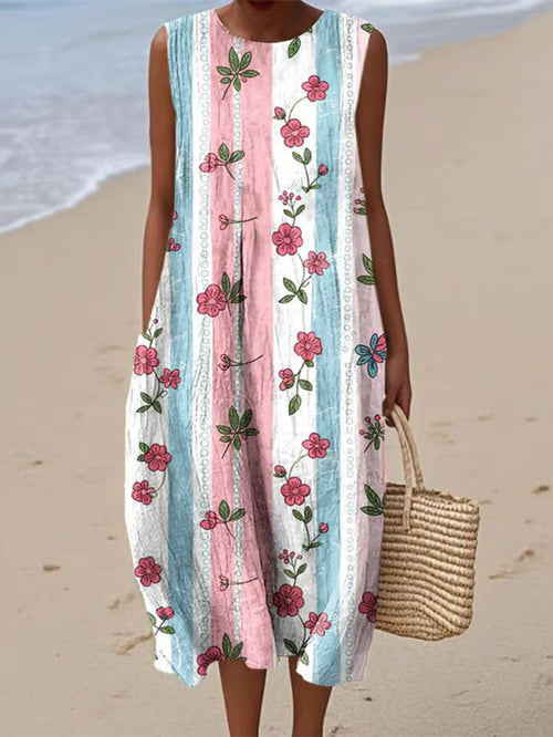 Dress with small flowers