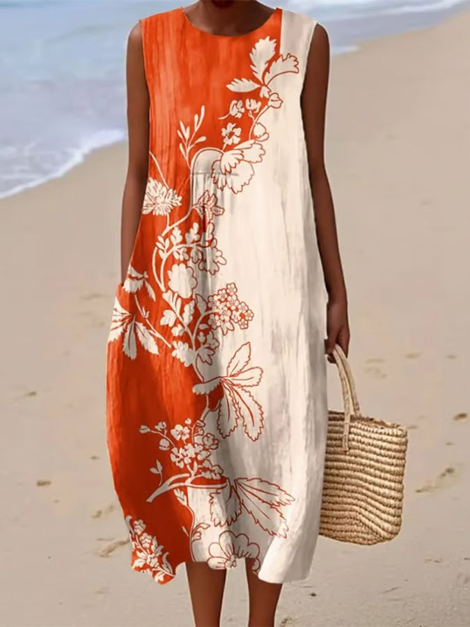 Light Button Dress