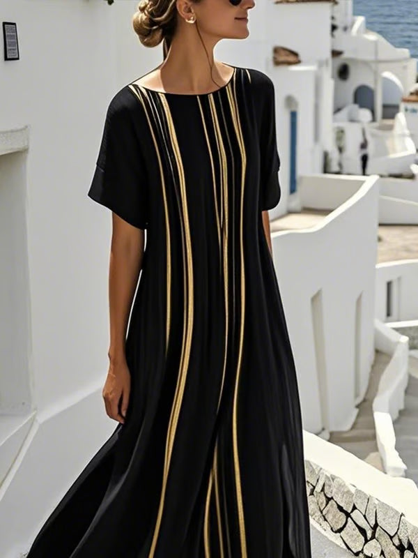 Casual linen dress for women