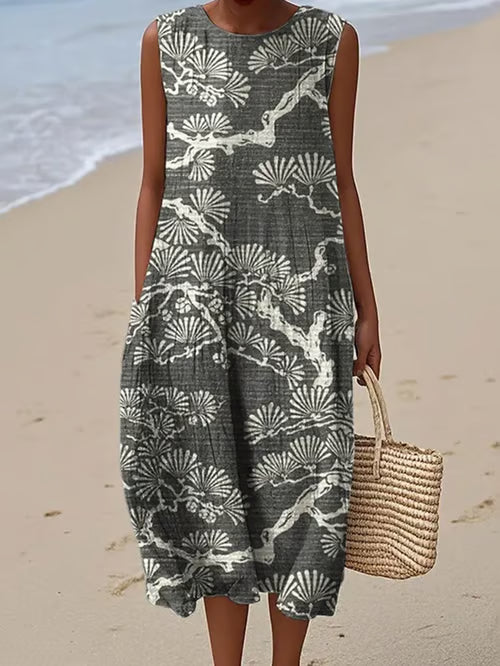 Dress with Discreet Pattern