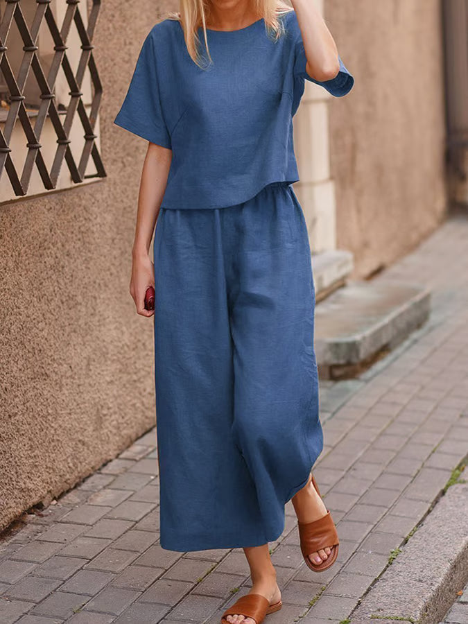 Casual Solid Color Set