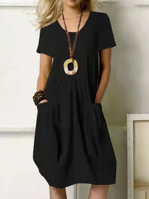 Clara | Short Linen Dress