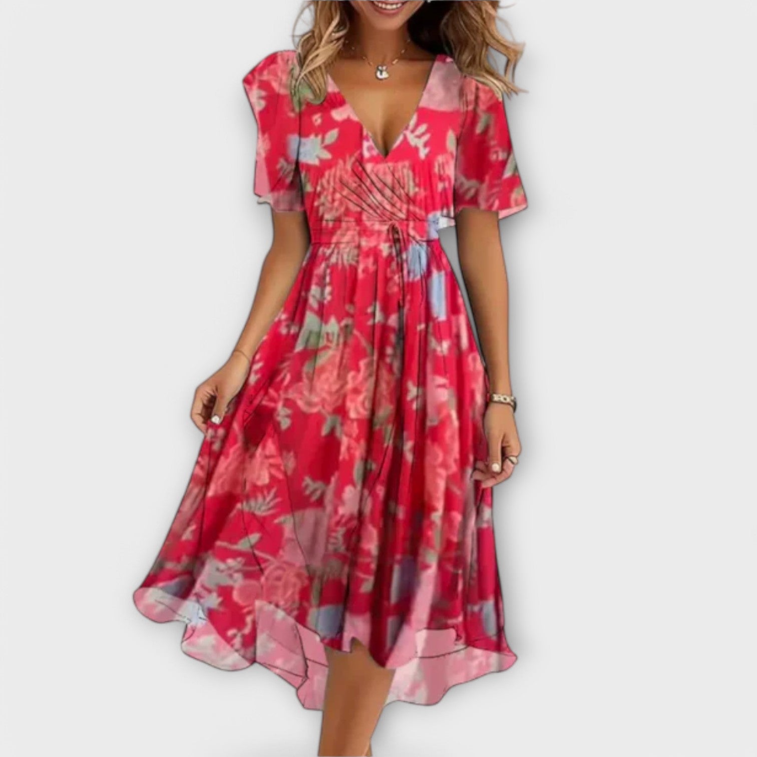 Bianca™ | V-Neck Women's Dress