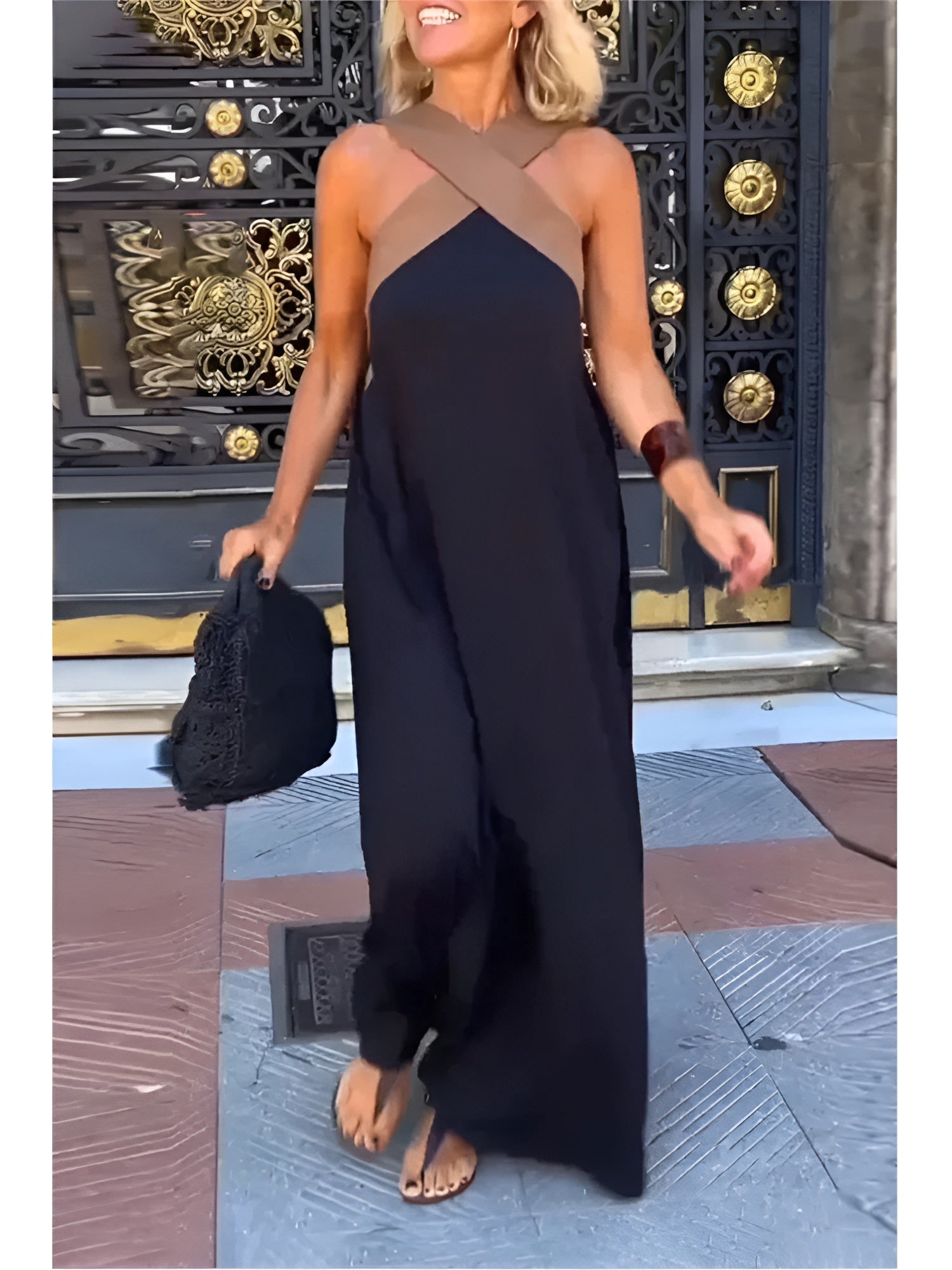 Joséphine | Crossed Midi Dress