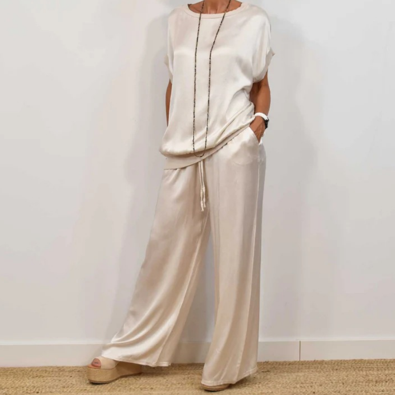 Lise | 2-Piece Satin Set