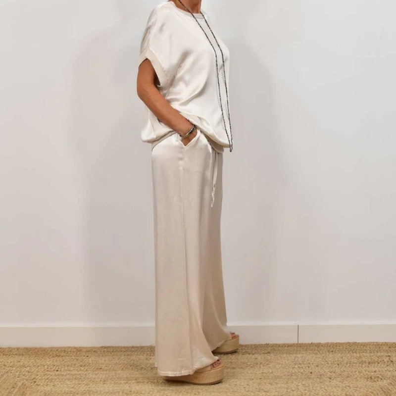 Lise | 2-Piece Satin Set